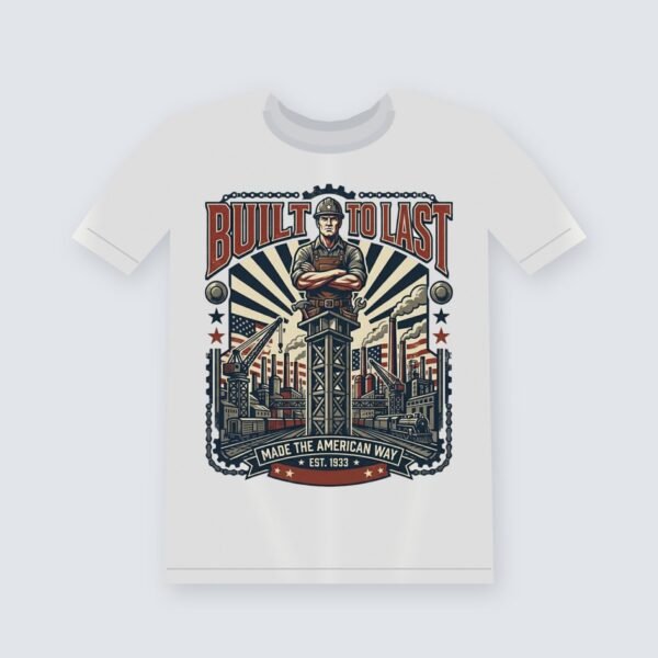 Built to Last graphic t-shirt, white